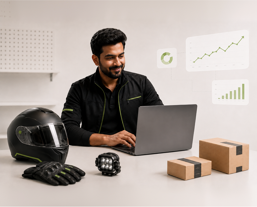Why Selling on a Motorcycle Accessories Marketplace in India Is Your Best Business Move