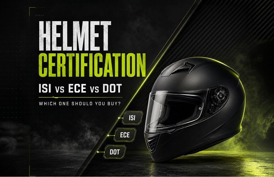 Helmet Certification in India Explained: ISI vs ECE vs DOT