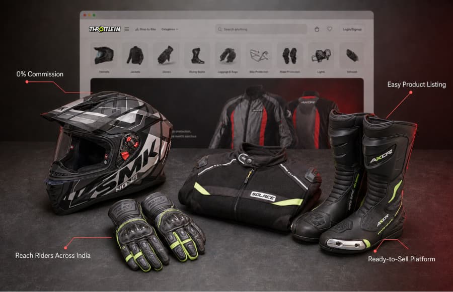 Why Throttlein Is One of the Best Online Portals to Sell Bike Accessories in India